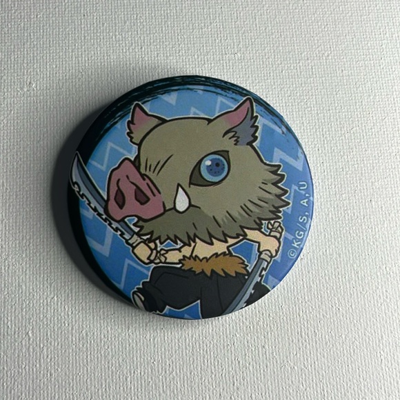 Demon Slayer | Anime | 2.36” Button Pin | Inosuke - Picture 1 of 3